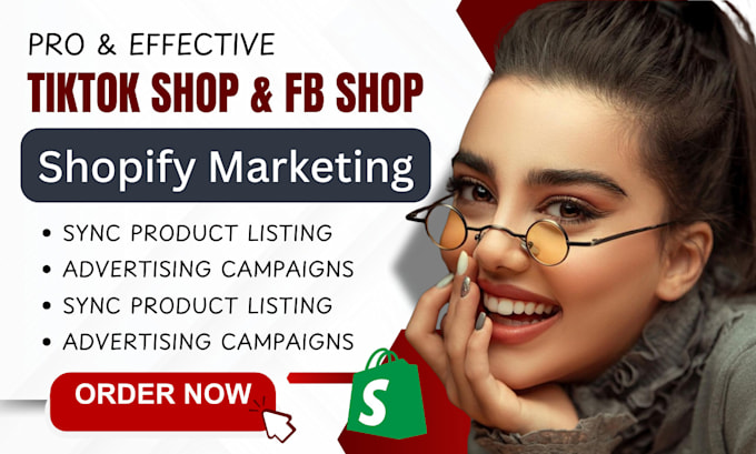 Gig Preview - Setup facebook, tiktok shop, shopify ecommerce dropshipping product listing