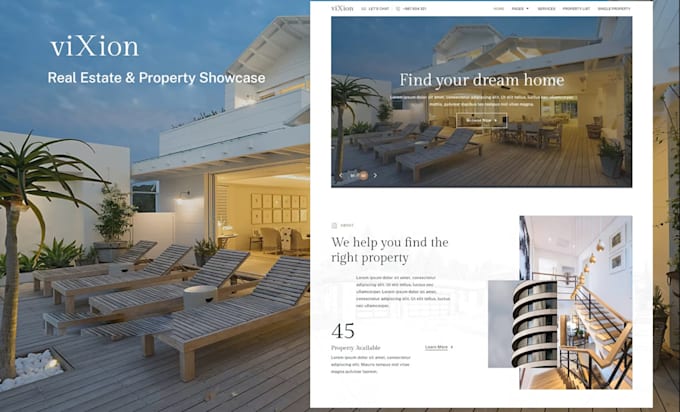 Gig Preview - Design professional realtor, real estate website in wordpress