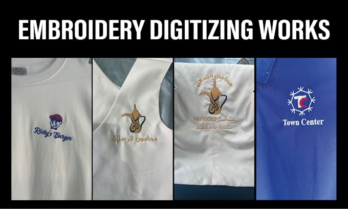 Gig Preview - Do embroidery digitizing convert to pes, exp, dst, and jef