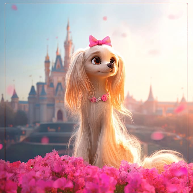 Bestseller - illustration of your beloved dog in adorable disney style