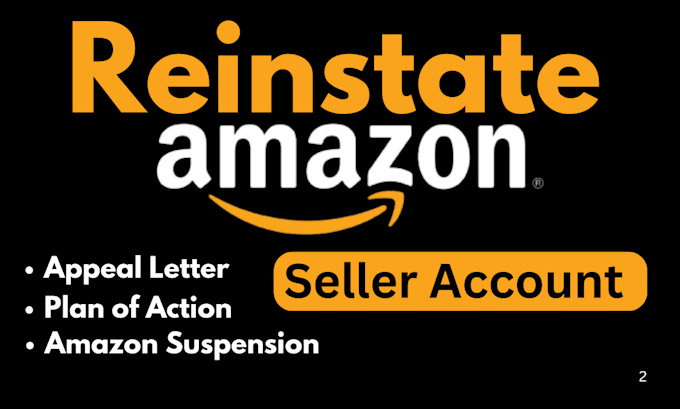 Gig Preview - Do amazon account reinstatement appeal letter plan of action, account suspension