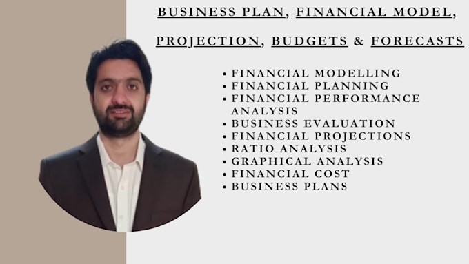 Gig Preview - Prepare financial model, forecasts, projections, budgets and business plans