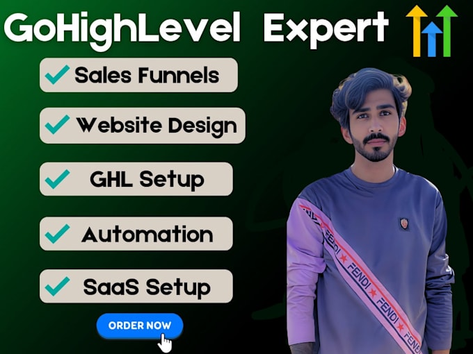 Gig Preview - Go highl evel sales funnels ghl automation websites landing pages