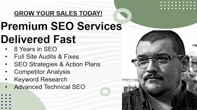 Gig Preview - Provide expert SEO services and strategy for your website