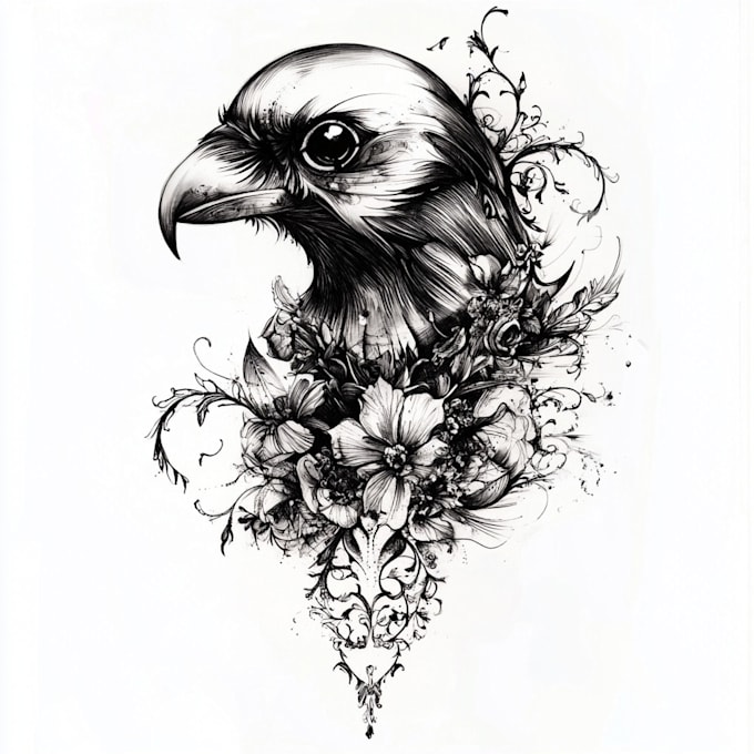 Gig Preview - Create a professional realistic tattoo design for you