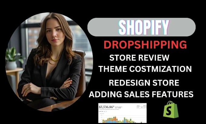 Gig Preview - Set up complete shopify store and set up shopify dropshipping store