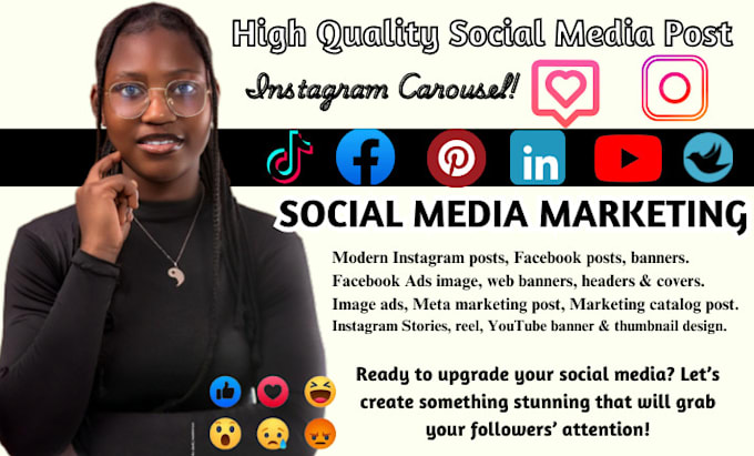 Bestseller - do social media post, instagram carousel post, design acttractive banner