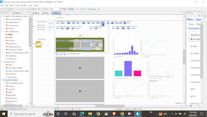 Gig Preview - Do simulations using anylogic ,netlogo, simul8 and system engineering projects