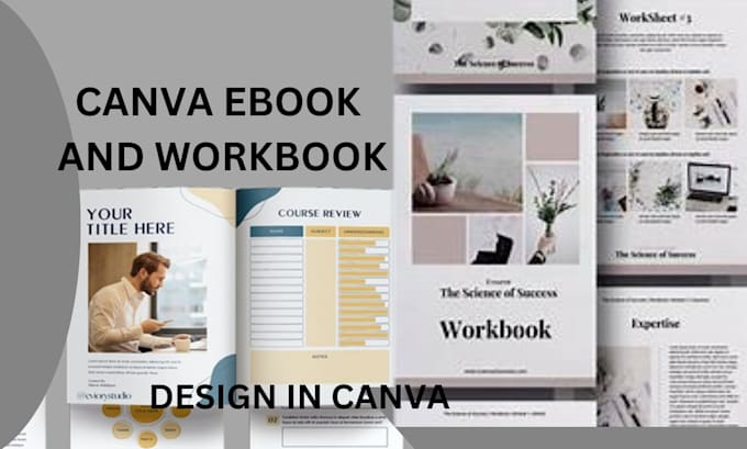 Bestseller - eye catching canva ebook, workbook and PDF lead magnet design