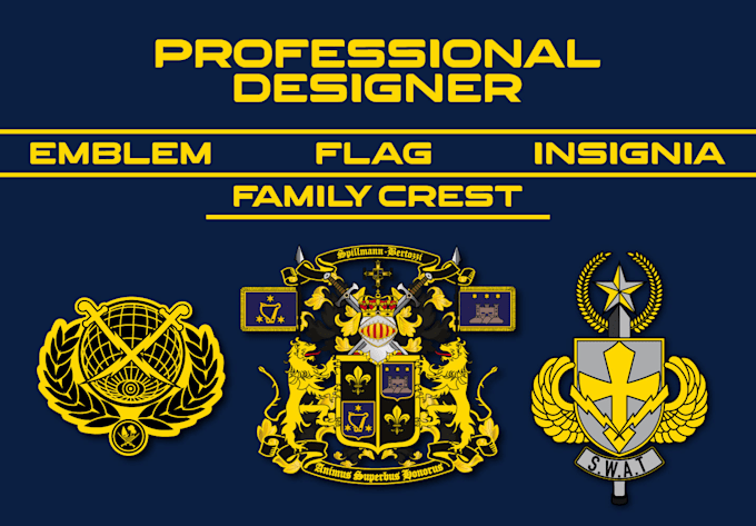 Gig Preview - Design flags, family crests, emblems and insignias