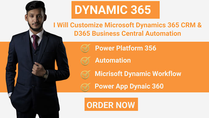 Gig Preview - Automate, optimize business operations with microsoft dynamics, power apps