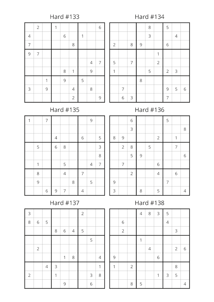 Gig Preview - Create KDP sudoku puzzle books for kids and adults