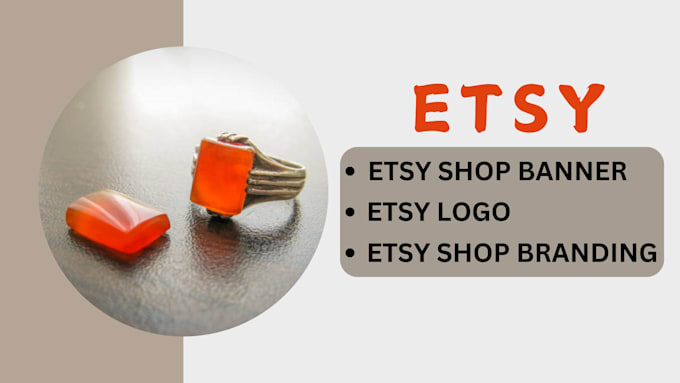 Bestseller - create a etsy shop promotion etsy banner, etsy logo, and etsy shop bundle