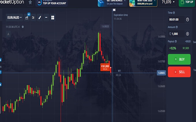 Gig Preview - Pocket option bot, pocket option, option bot, quotex bot, quotex