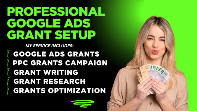 Gig Preview - Apply, set up, and optimize your google ads grant for nonprofits