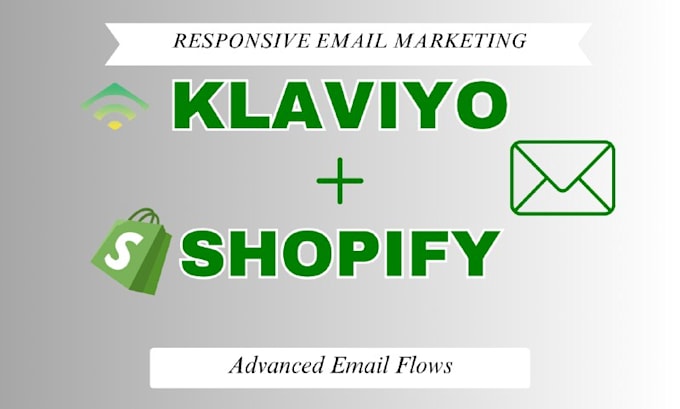 Gig Preview - Setup klaviyo email marketing flows for your ecommerce store