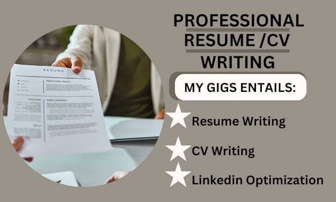 Gig Preview - Edit your cover letter, CV, resume and linkedin profile