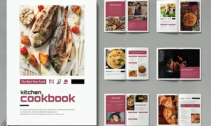 Gig Preview - Create quality cookbook recipe book, cookbook layout and cookbook formatting