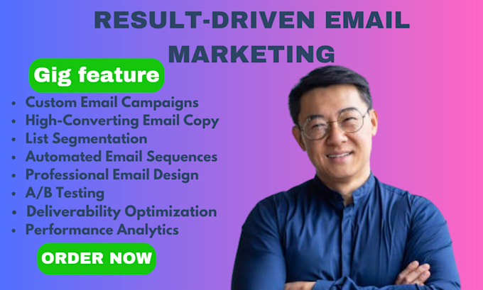 Gig Preview - Increase revenue with email marketing campaigns that convert