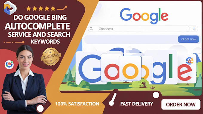 Gig Preview - Do google bing autocomplete service and search keywords