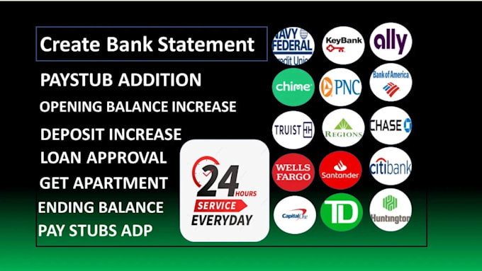 Gig Preview - Reconcile bank statement PDF to editable format CSV very fast