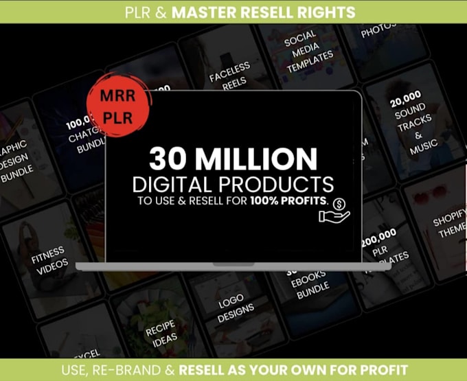 Gig Preview - Give you pack of 30 million digital product