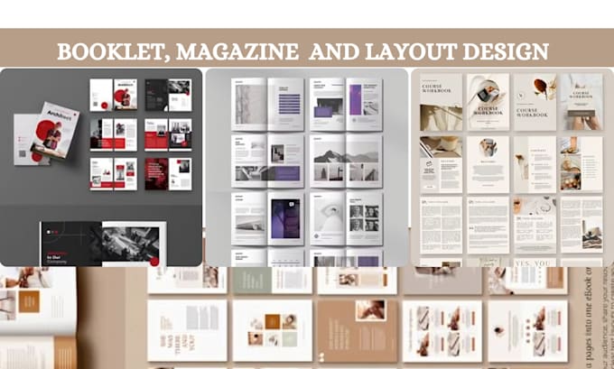 Gig Preview - Design professional brochure, catalog, booklet design, magazine layout