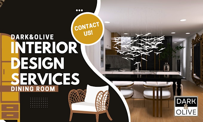 Gig Preview - Transform your dining room with custom virtual design