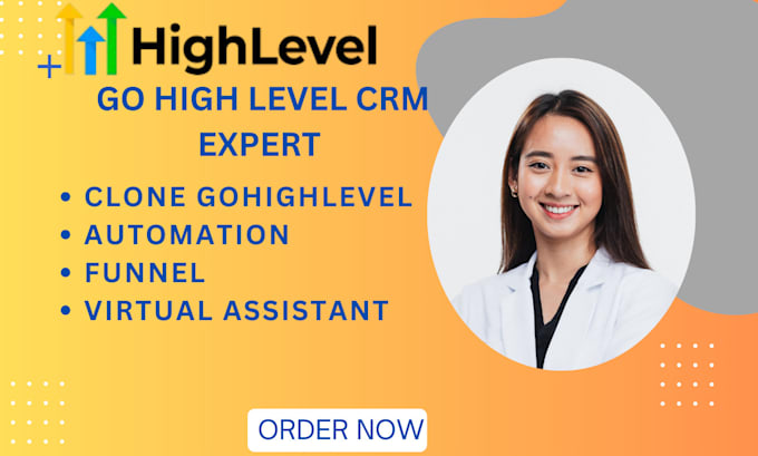 Gig Preview - Go high level expert, clone gohighlevel website, build gohighlevel  automation