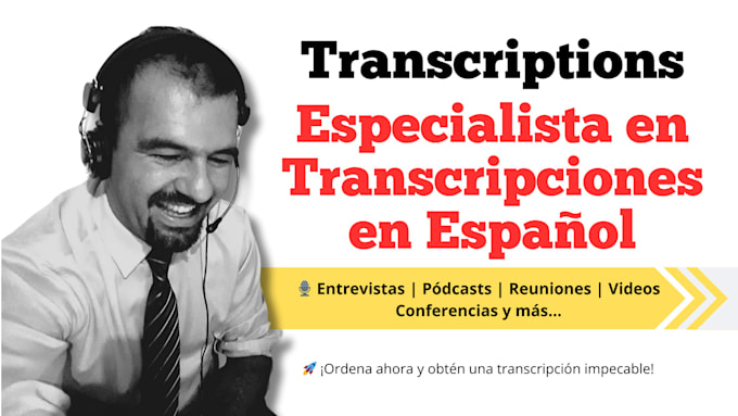 Bestseller - transcribe audio and video in spanish with accuracy