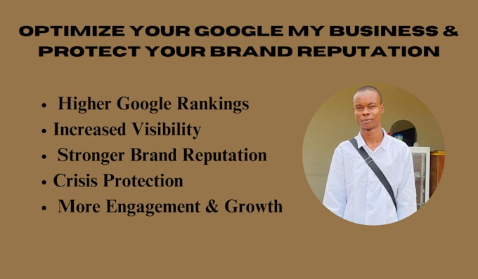 Gig Preview - Do google my business optimization social media crisis