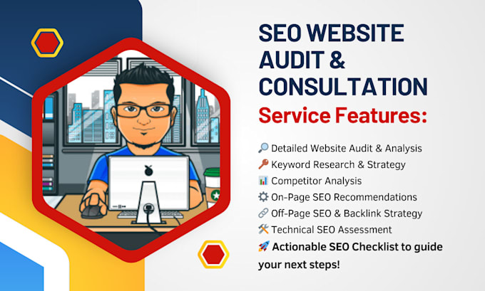 Gig Preview - Do a professional SEO website audit and be your consultant