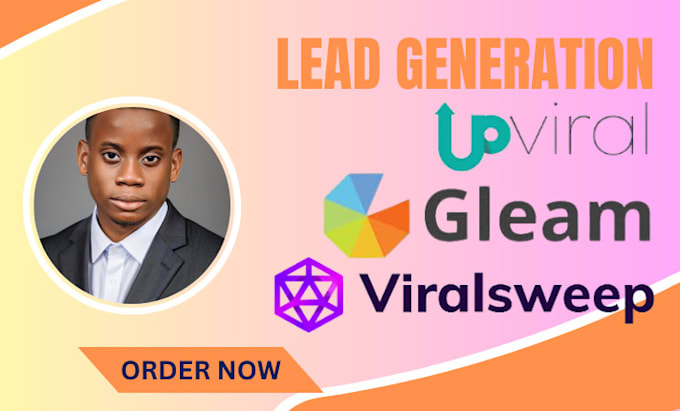 Gig Preview - Setup viralsweep for lead generation, campaign using gleam, upviral