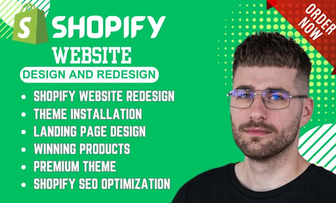 Gig Preview - Design shopify dropshipping store theme customization mobile optimized shopify