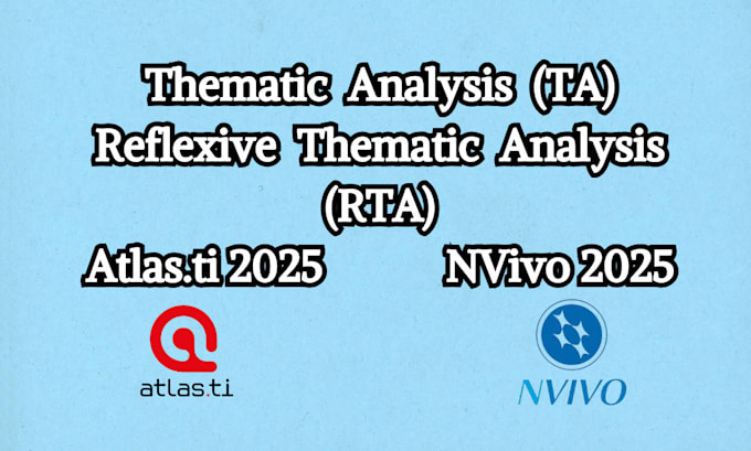 Gig Preview - Do nvivo and atlas ti qualitative data analysis