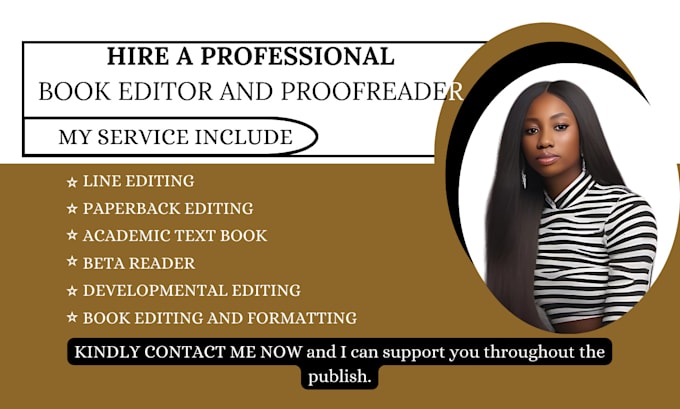 Gig Preview - Proofread your novel do line editing copy edits academic text book