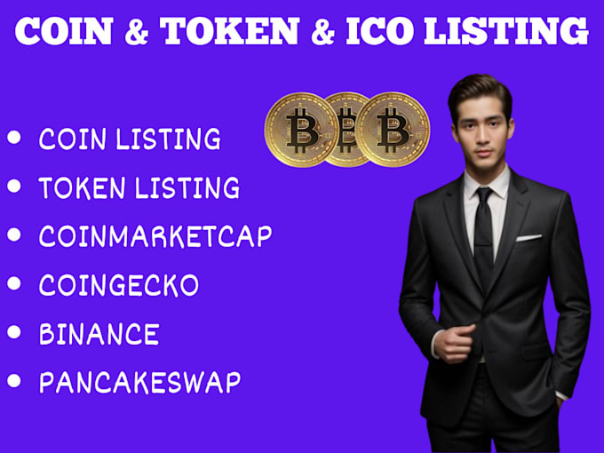 Gig Preview - List your coin, token, ico, on coinmarketcap, coingecko, binance, lbank, mecx