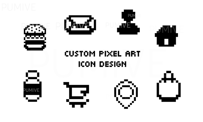 Bestseller - design custom pixel art icons for apps, games, and websites