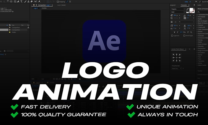 Bestseller - create a minimalistic logo animation