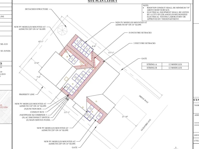 Gig Preview - Do solar residential design, electrical plan, solar calculation, pv system