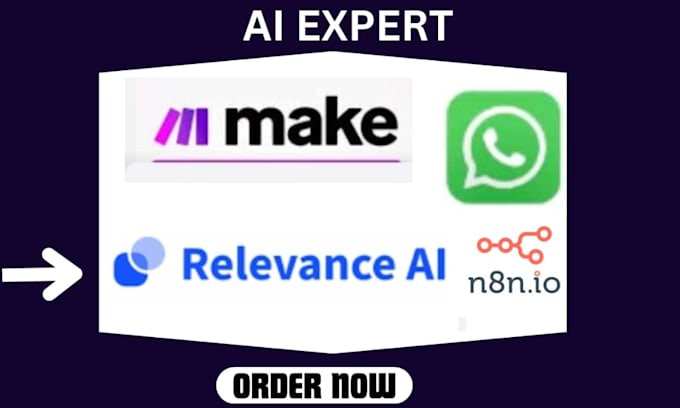 Gig Preview - Help you build a virtual assistant with relevance ai, make com, whatsapp, n8n