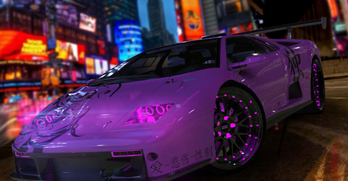 Gig Preview - Remodel 3d automotive,race car livery,3d wheel, gtav,sci fi roblox car zmodeler