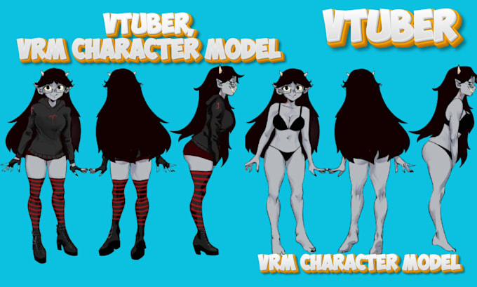 Bestseller - design live2d, vtuber, mmd, sfm and vrm character model