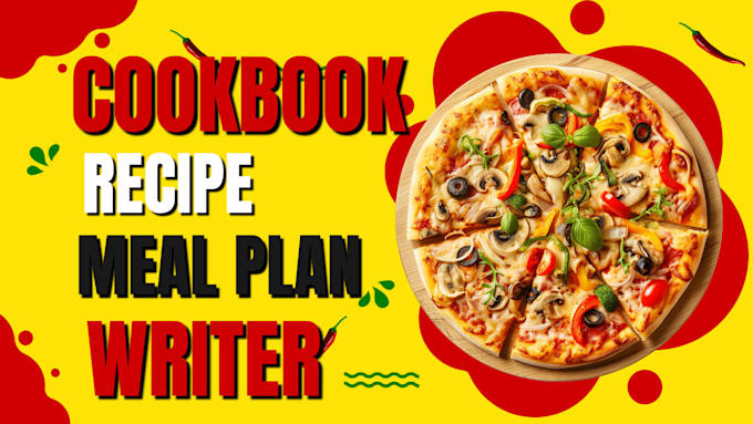 Gig Preview - Design recipe book cookbook writer kids cookbook recipe food blog amazon ebook