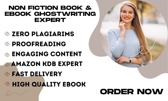 Gig Preview - Write ebook ebook ghostwriting book and ebook writing  ghostwriter book writer