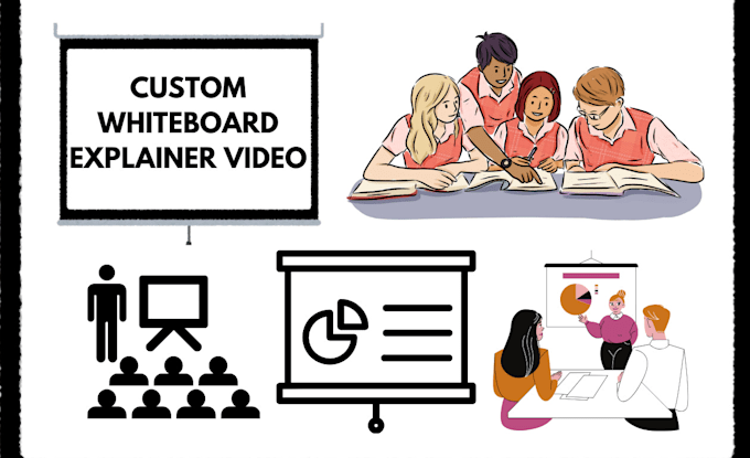 Gig Preview - Create a whiteboard explainer video for educational content, corporate training