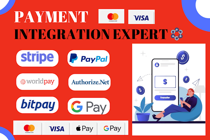 Gig Preview - Integrate and setup pay stripe paypal amazon pay and shopify payment