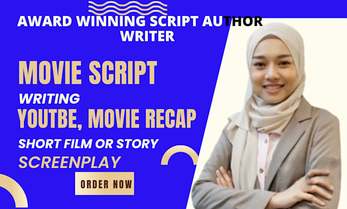 Gig Preview - Write movie scripts, screenplay, screenwriting, movie script writing