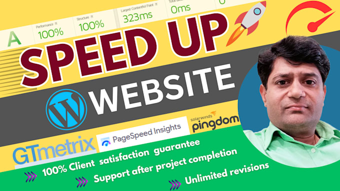 Gig Preview - Optimize wordpress website speed and improve page speed score