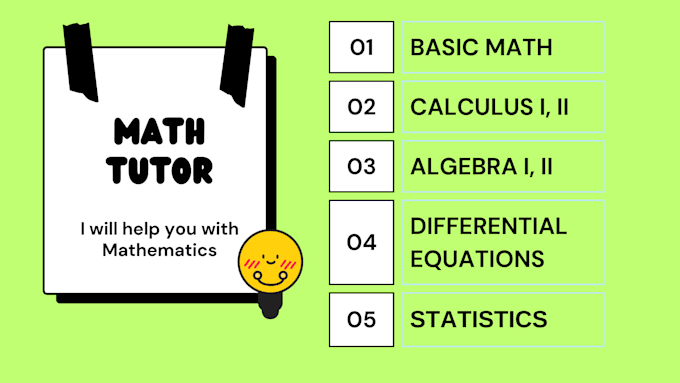 Gig Preview - Help in mathematic lessons for students